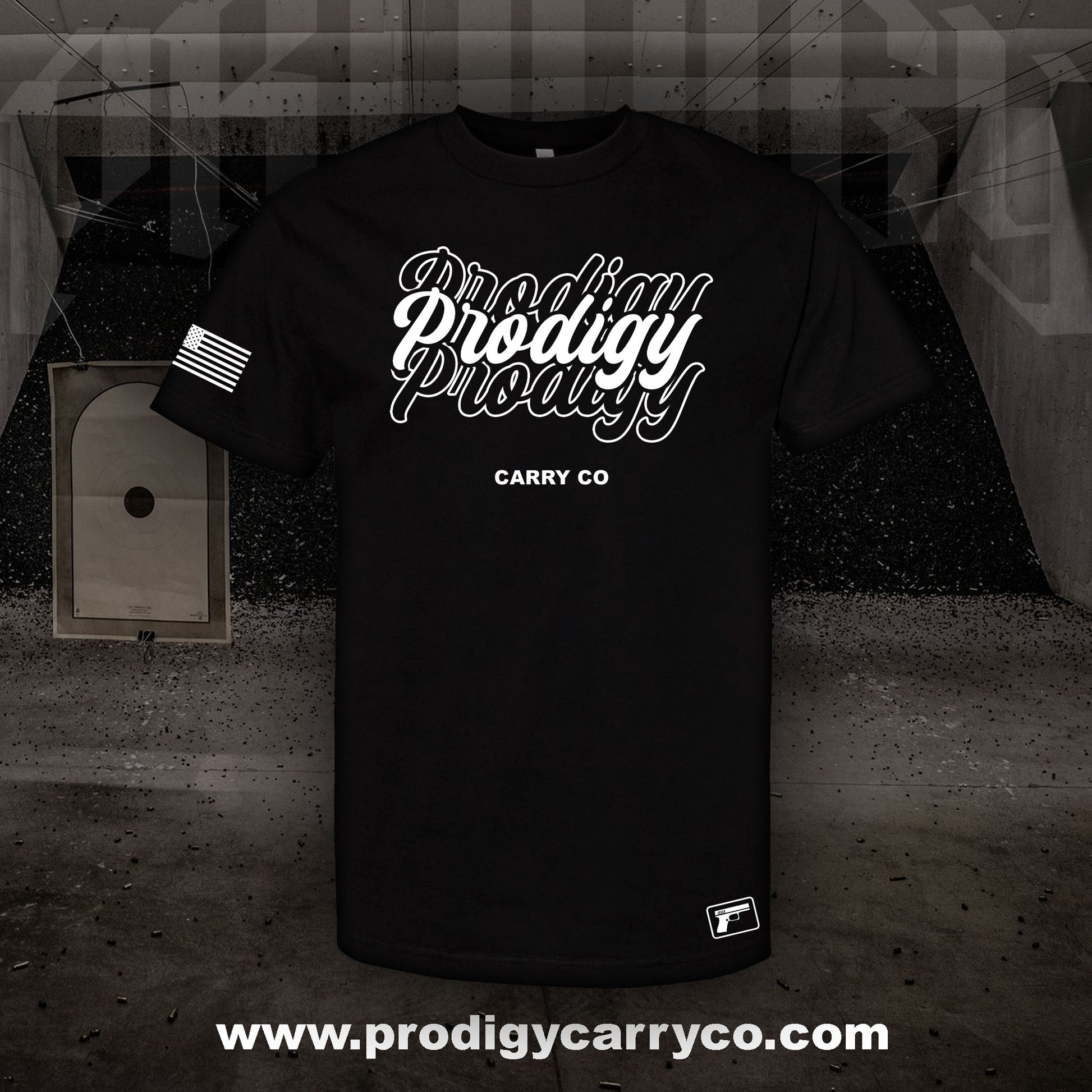Prodigy Cursive Stay Dangerous T